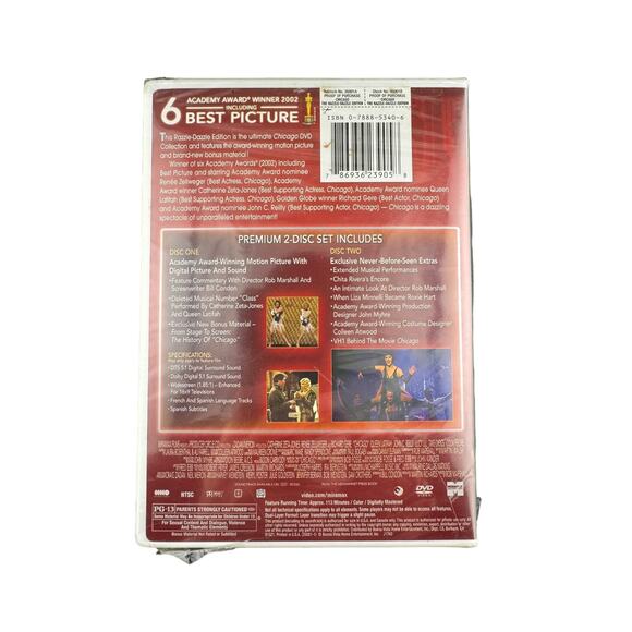 Miramax Collectors Series Chicago DVD Two Disc Set New Sealed - Picture 2 of 2